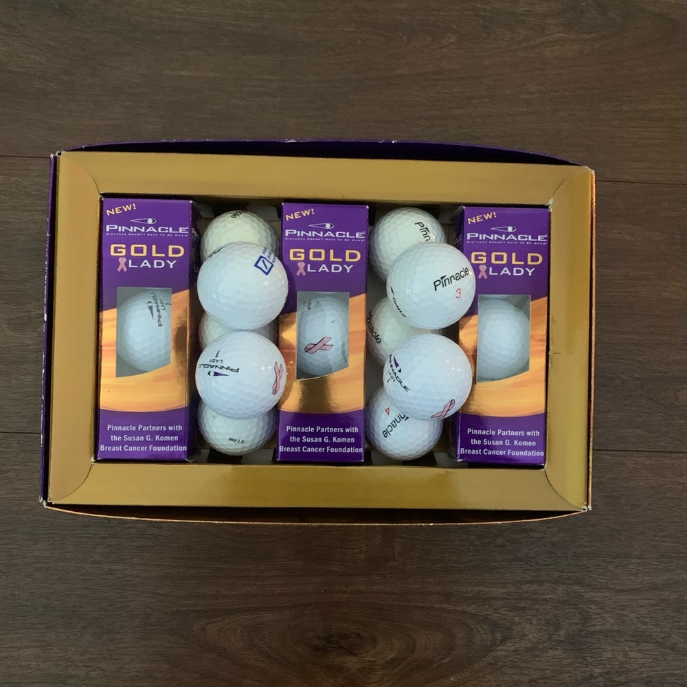 NWT Pinnacle 3/3 ea in Boxes of Golf Balls & 10 Golf Balls a Total 19 Golf Balls